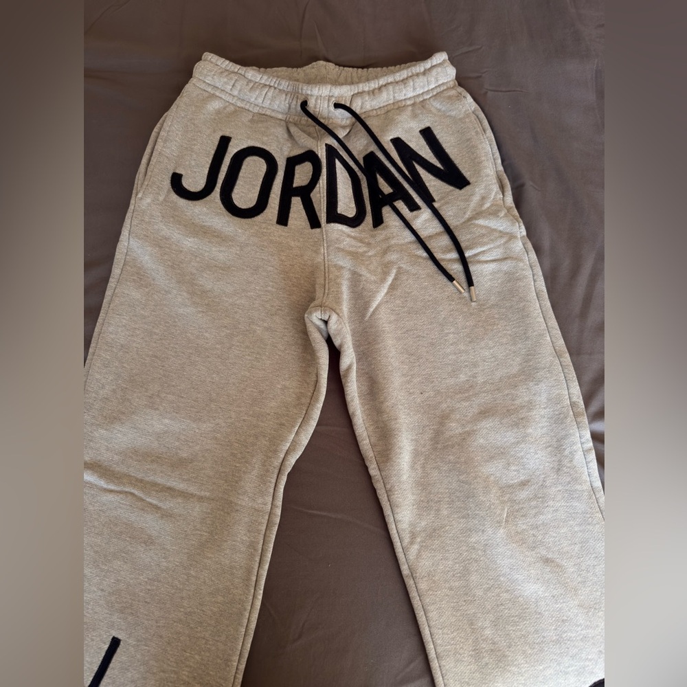 Jordan x Nina Chanel Abney Jordan Grey Logo Sweatpants